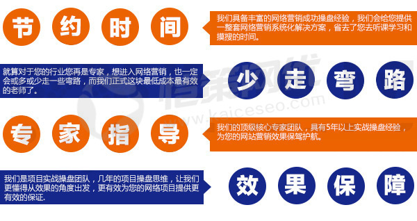 愷策網優為您的項目提供效果保障 